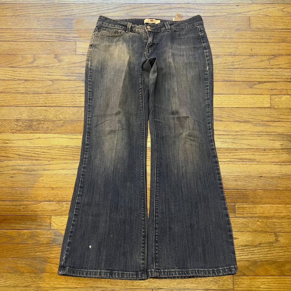 Levis 526 Slender Bootcut Jeans Dark Wash Flap Pocket Size 10 S/C